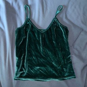 Velvet blue tank top